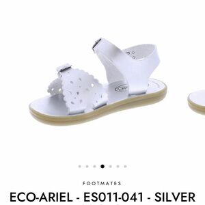 FootMates Ariel Silver Sandals